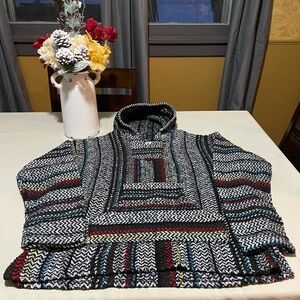 Women’s Baja Joe Small Mexican Blanket Pullover Hoodie